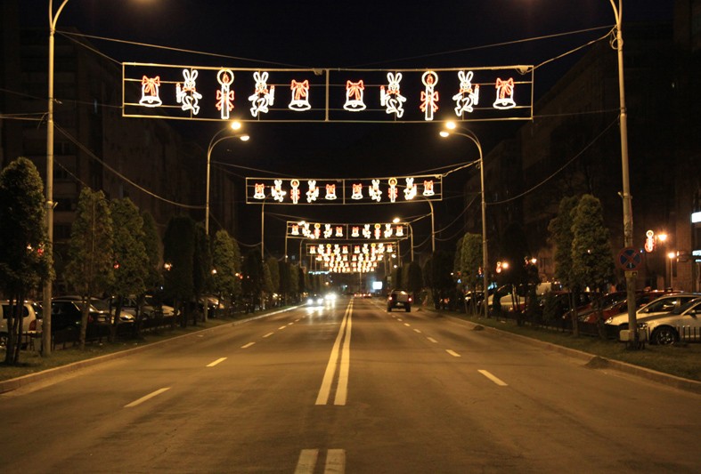 Easter Lights in Piatra Neamt