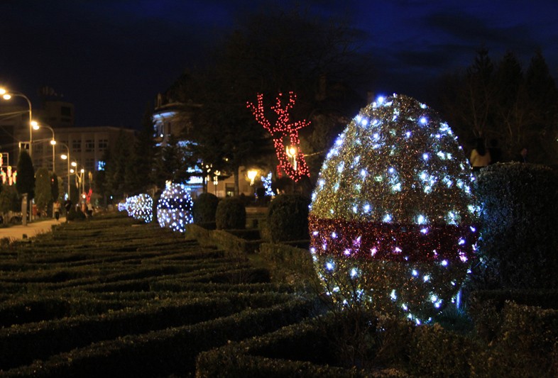 Easter Lights in Piatra Neamt