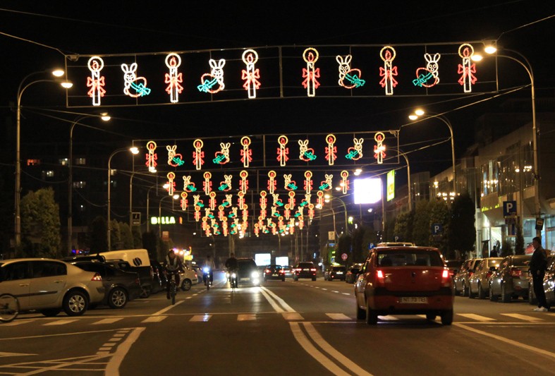 Easter Lights in Piatra Neamt