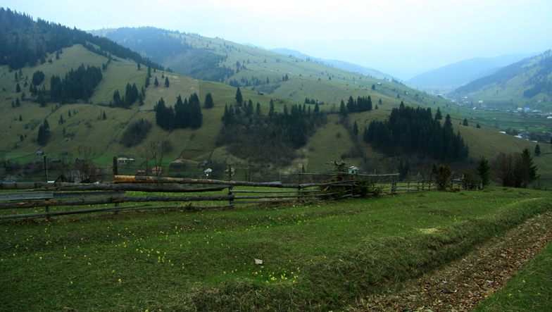 Hiking on Asau Peak near Damuc, Neamt County