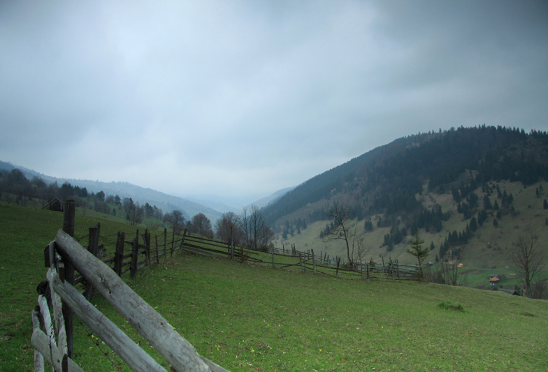 Hiking on Asau Peak near Damuc, Neamt County