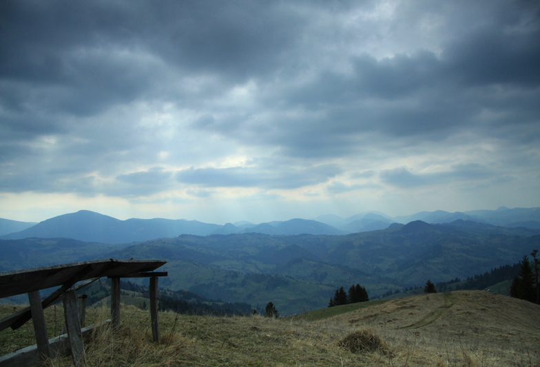 Hiking on Asau Peak near Damuc, Neamt County