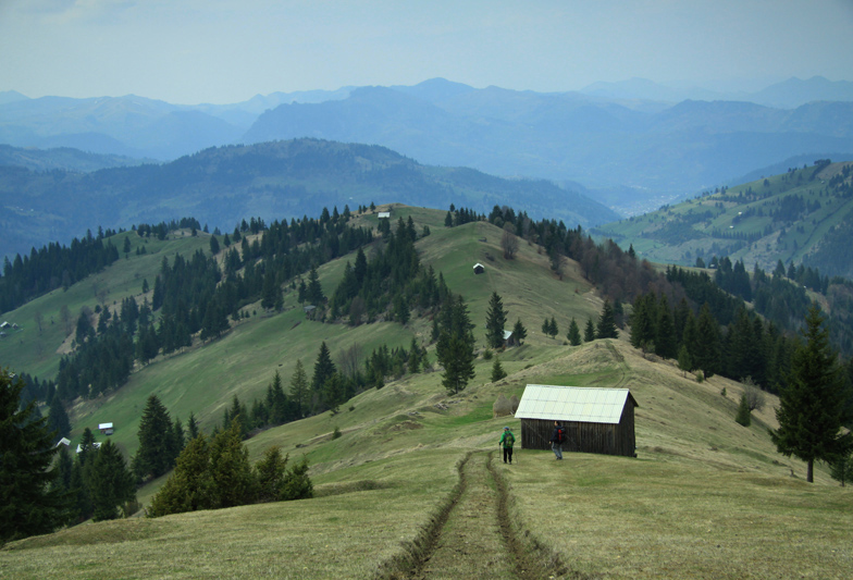 Hiking on Asau Peak near Damuc, Neamt County