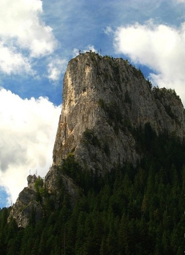 Waterfalls near the Stone Piatra Altarului - Cheile Bicazului