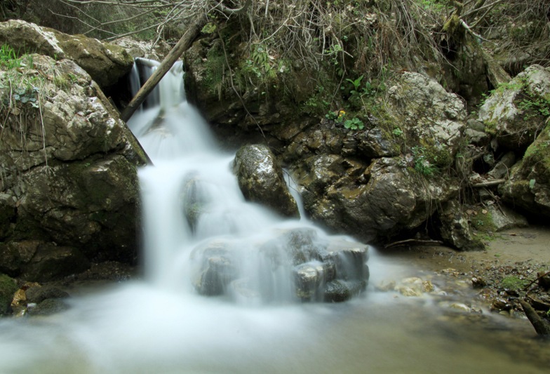 Waterfalls near the Stone Piatra Altarului - Cheile Bicazului