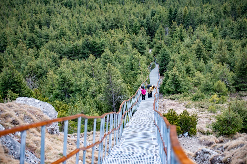 Scări pe Vârful Toaca- Ceahlău