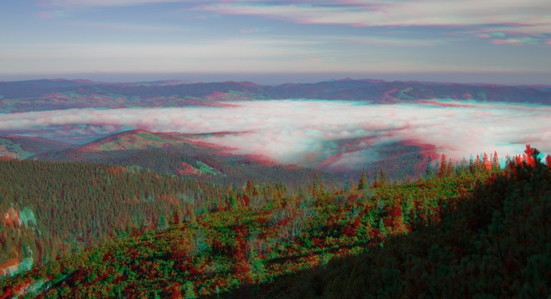 3D Images from Ceahlau Mountain