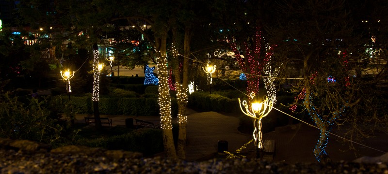 Easter lights in Piatra Neamt 2011