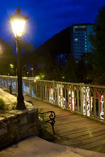 Easter lights in Piatra Neamt 2011