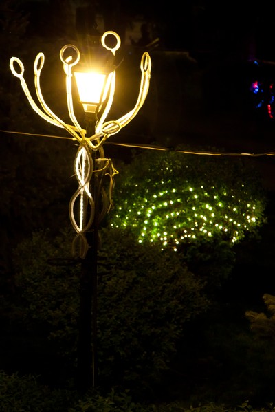 Easter lights in Piatra Neamt 2011