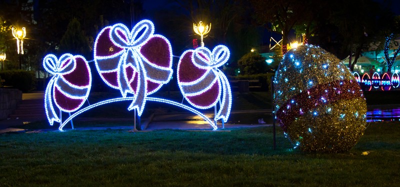 Easter lights in Piatra Neamt 2011