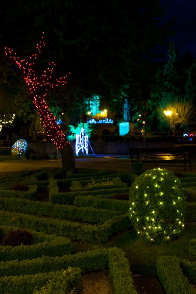 Easter lights in Piatra Neamt 2011