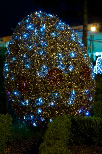 Easter lights in Piatra Neamt 2011