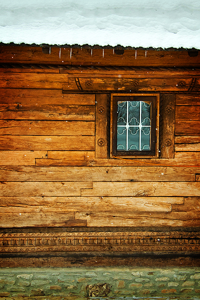 The wood church from Sihastria Monastery