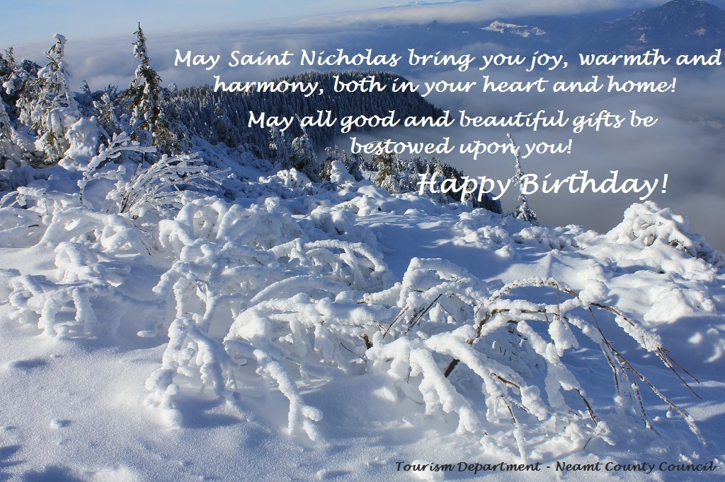 Happy birthday on Saint Nicholas’ Day!