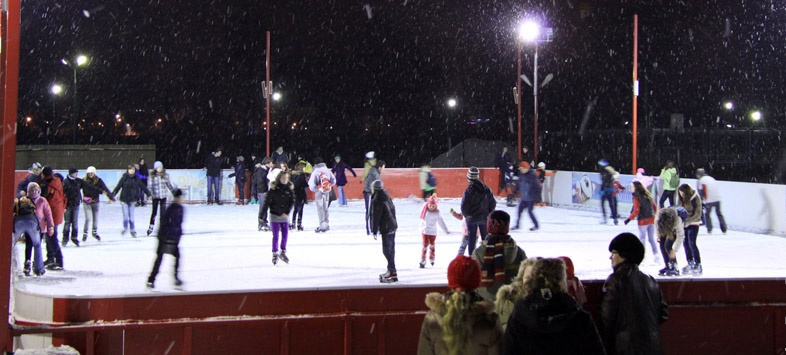 Ice Skating in Piatra Neamt