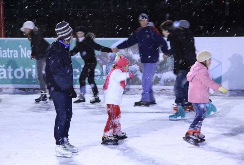 Ice Skating in Piatra Neamt