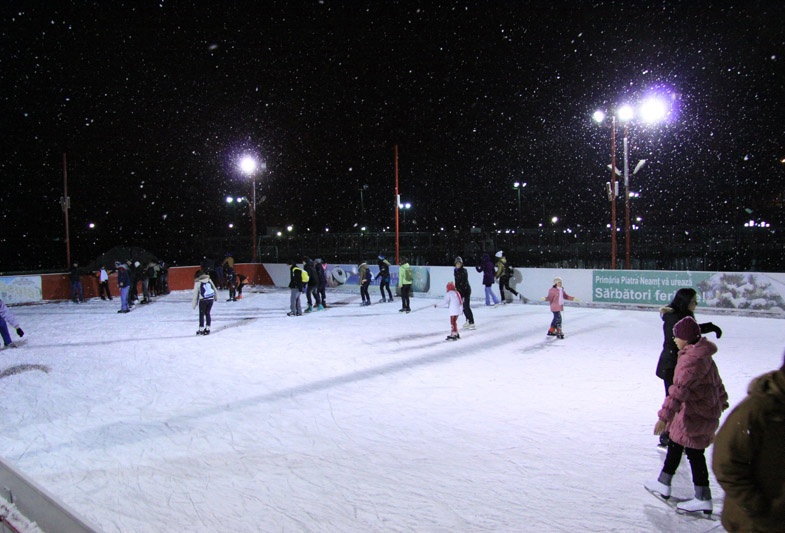 Ice Skating in Piatra Neamt