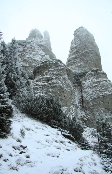 Traseu Trekking Ceahlau - Lutu Rosu iarna