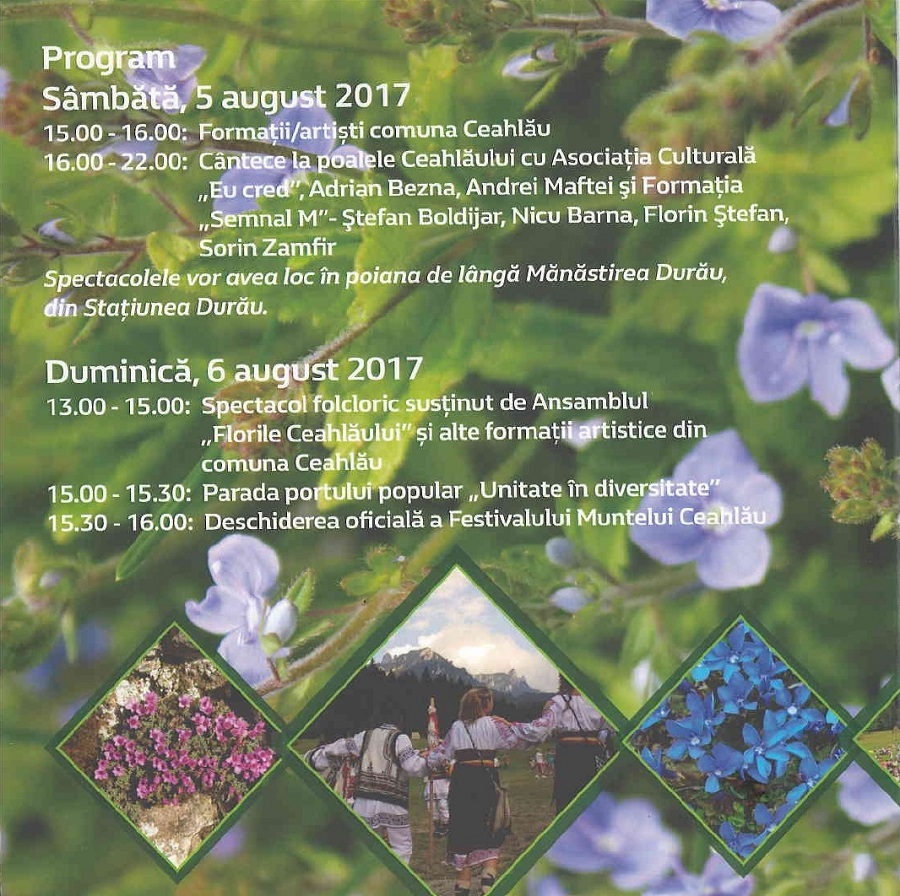 FESTIVALUL MUNTELUI CEAHLĂU, 5-6 august 2017, Stațiunea Durău, România – fotografia 1