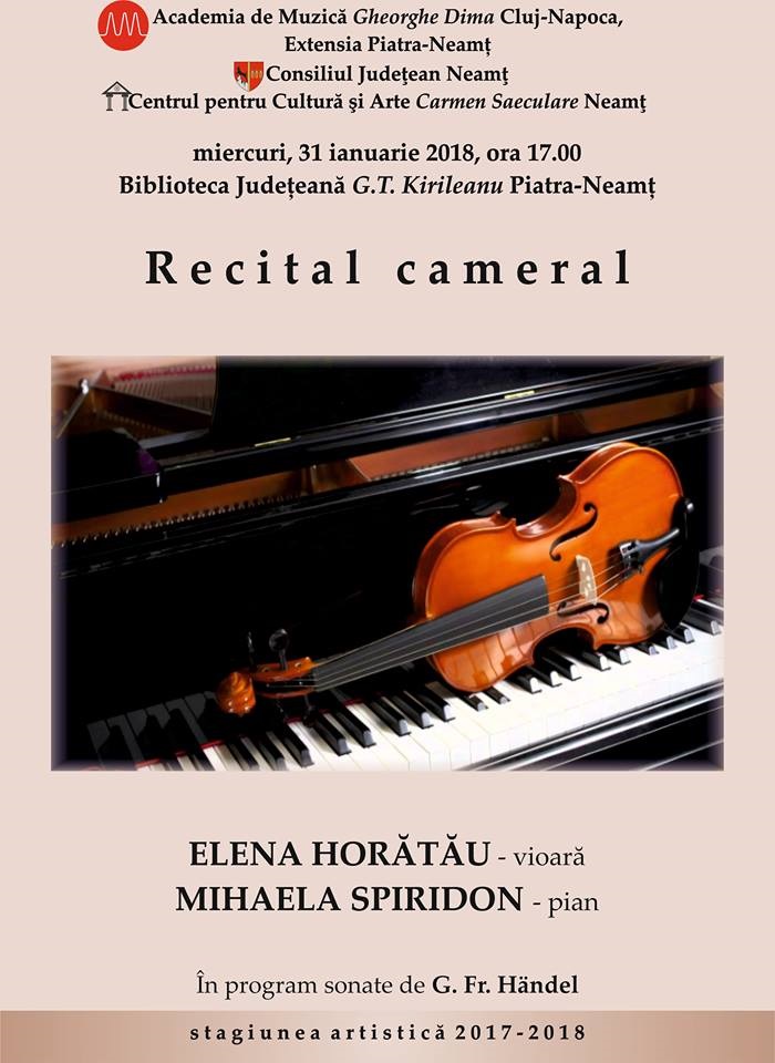 RECITAL MUZICAL – Sonate de Georg Friedrich Händel – fotografia 1