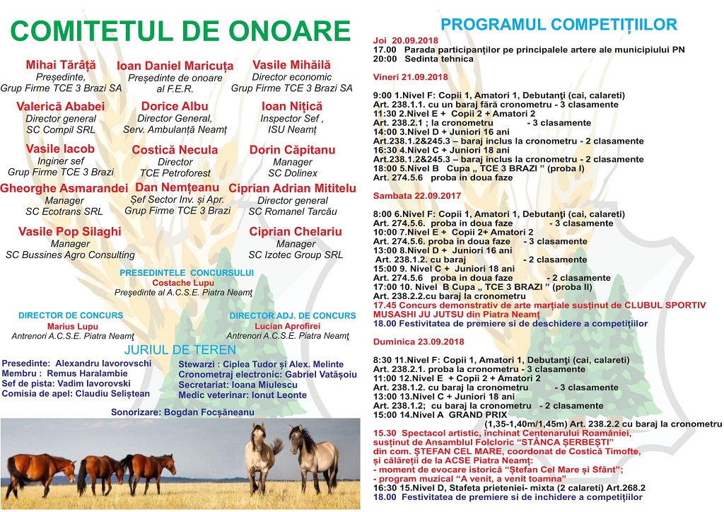 Patru zile de spectacol ecvestru la Piatra Neamț, 20-23 septembrie 2018 – fotografia 2