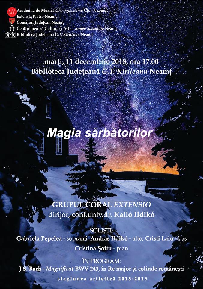 „MAGIA SĂRBĂTORILOR” – recital extraordinar de colinde – fotografia 1