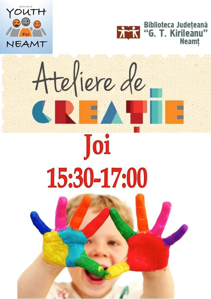 Ateliere de creație pentru copii