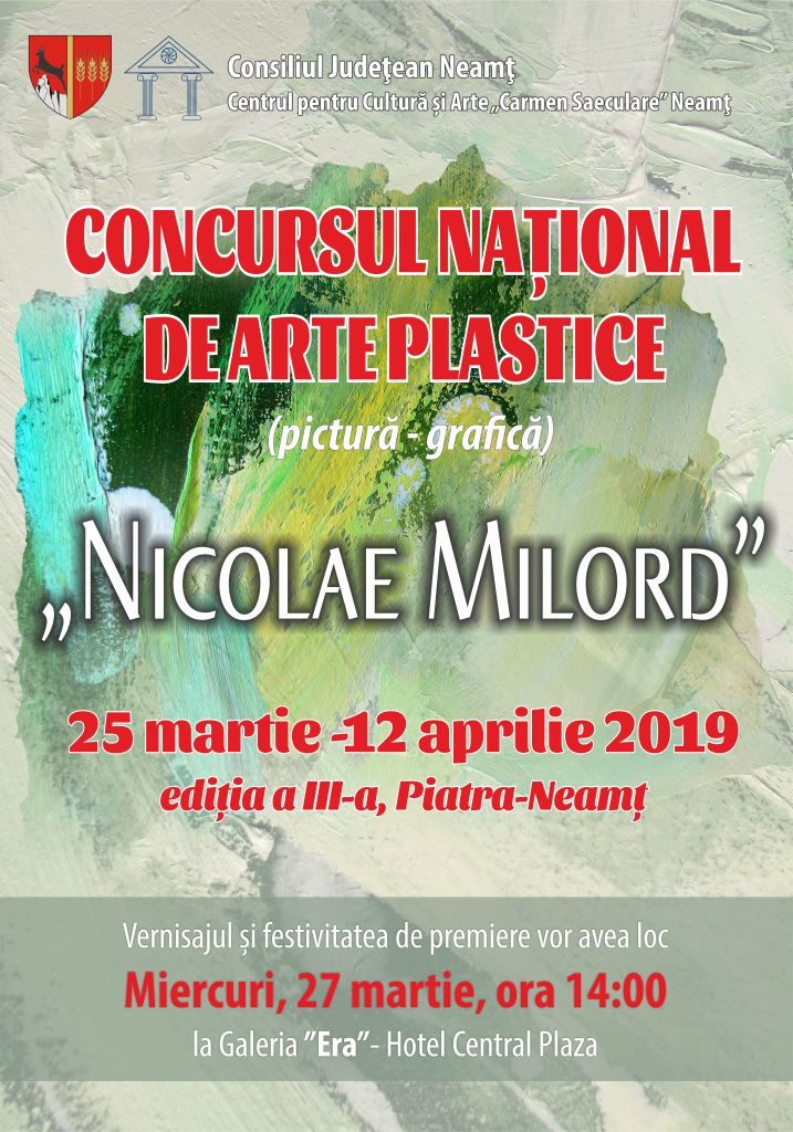 Vernisajul expoziției de pictură și grafică în cadrul Concursului național de arte plastice “Nicolae Milord” – fotografia 1