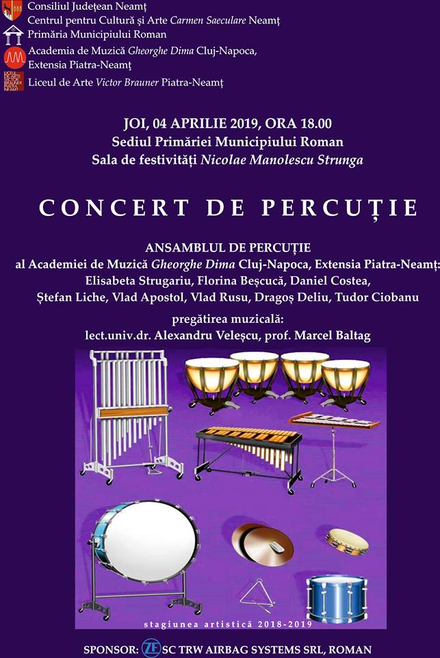 Concert de percuție la Piatra Neamț și la Roman – fotografia 2