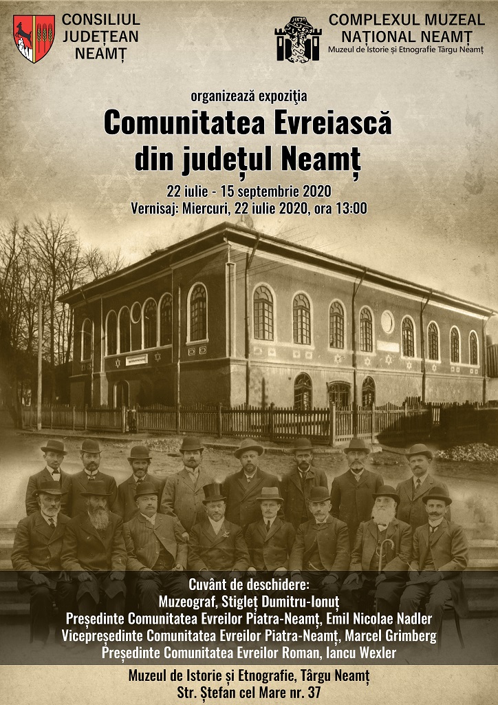 Comunitatea Evreiasca din Neamț – expoziție la Târgu Neamț