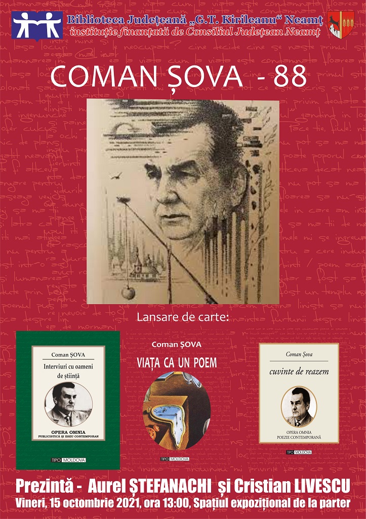 Aniversare Coman Șova – 88, la Biblioteca Județeană – fotografia 1