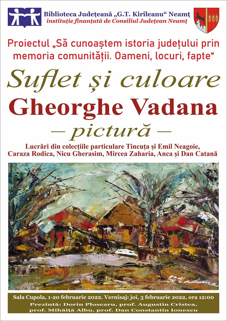 Expoziție în memoria pictorului Gheorghe Vadana – fotografia 1