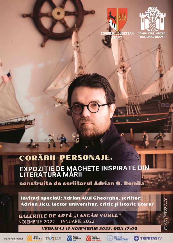 Corăbii – Personaje. Expoziție de machete inspirate din literatura mării – fotografia 1