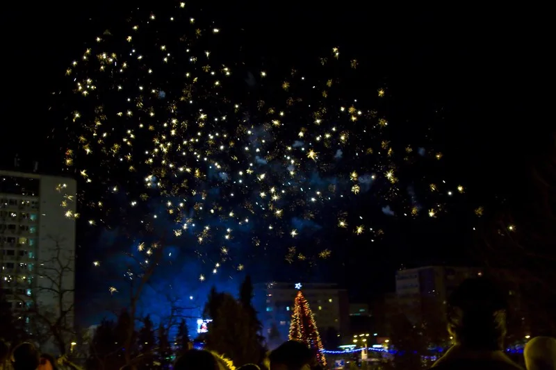 Artificii de Revelion 2011 in Piatra Neamt