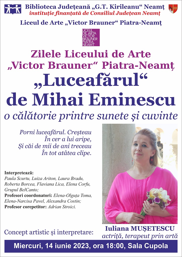 „«Luceafărul» de Mihai Eminescu – o călătorie printre sunete și cuvinte“ – fotografia 1