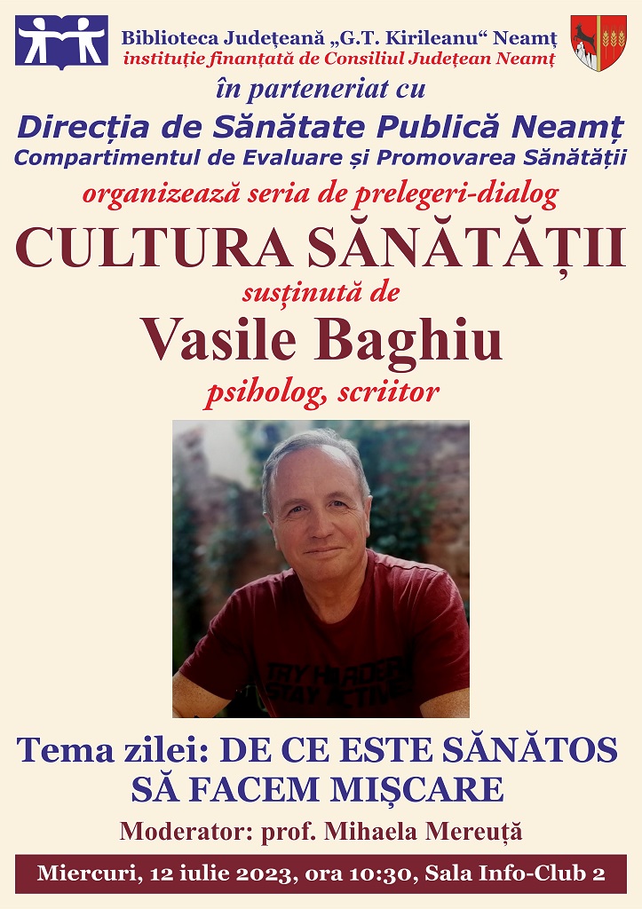 Noi întâlniri „Cultura sănătății“, la Biblioteca Județeană – fotografia 1