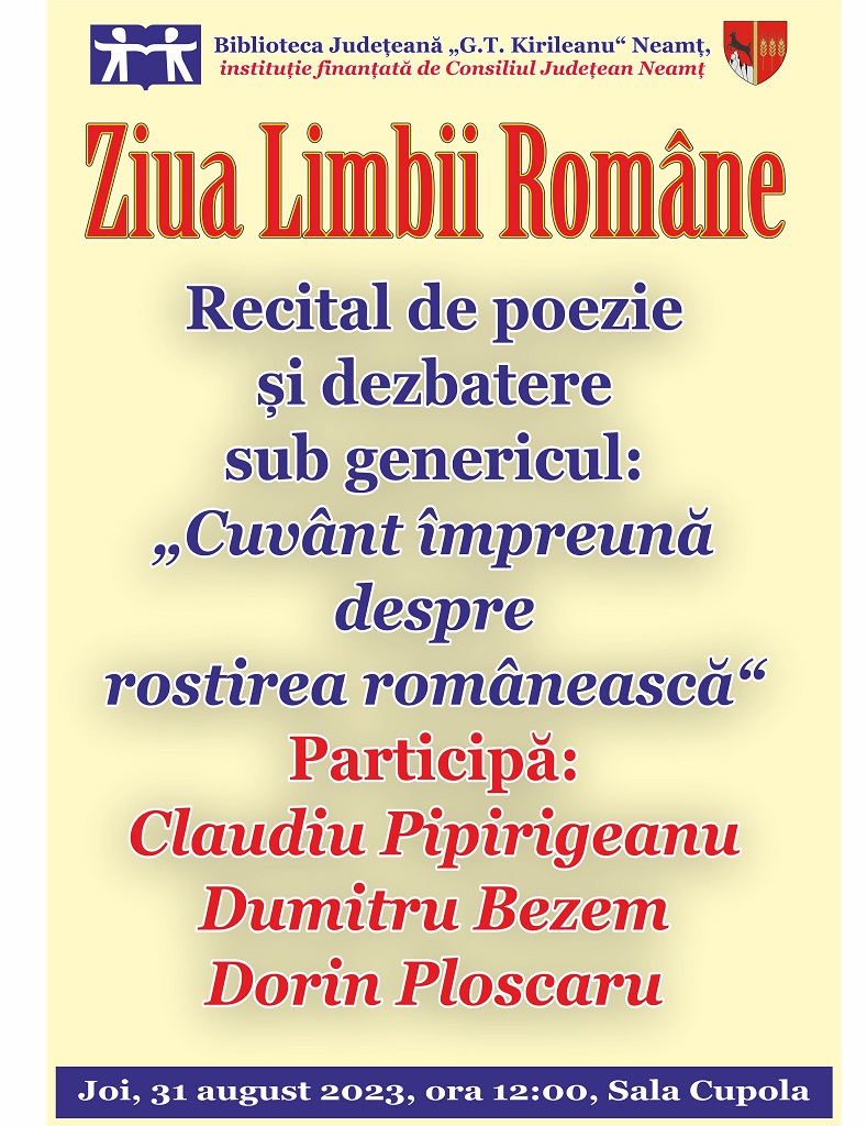 Ziua Limbii Române, sărbătorită la Biblioteca Județeană – fotografia 1