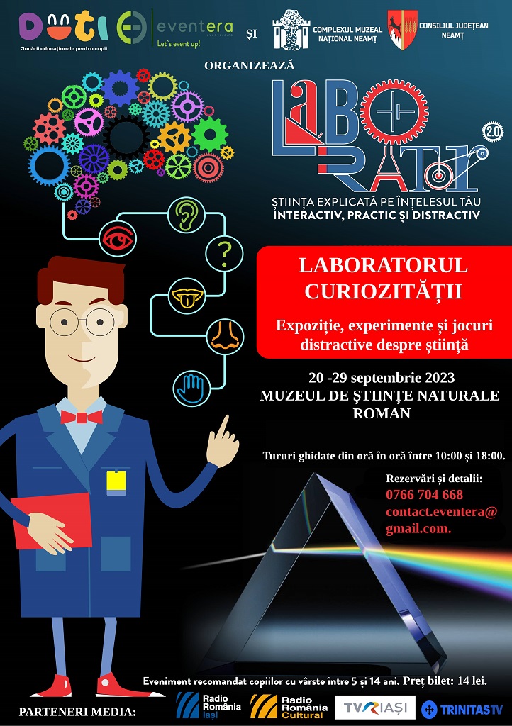 Vino în „Laboratorul curiozității” să descoperim știința interactiv și distractiv – fotografia 1
