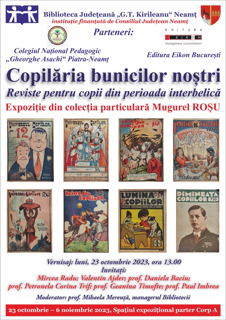 Expoziție de reviste interbelice pentru copii, la Biblioteca Județeană – fotografia 1