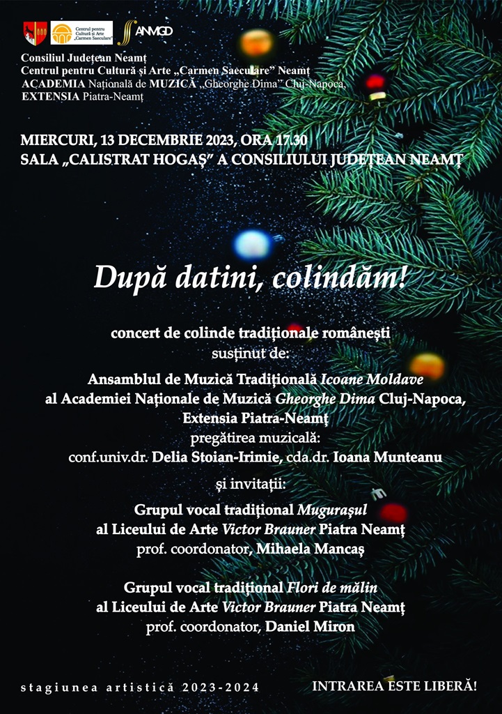 Concert „După datini, colindăm!” – fotografia 1