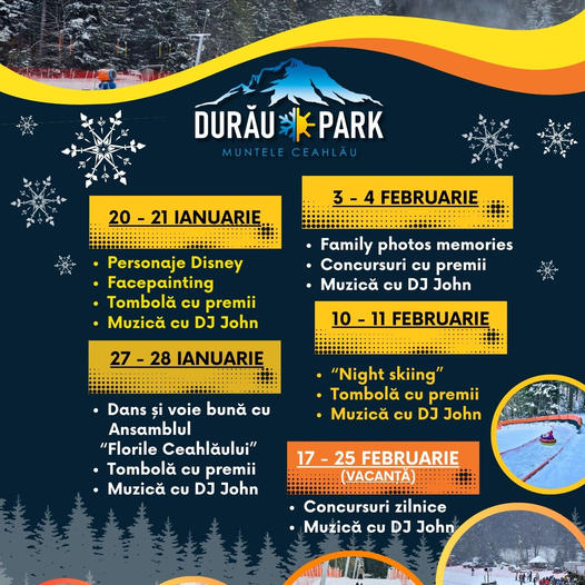 Durău Park, the main destination for fun on winter weekends – photo 1