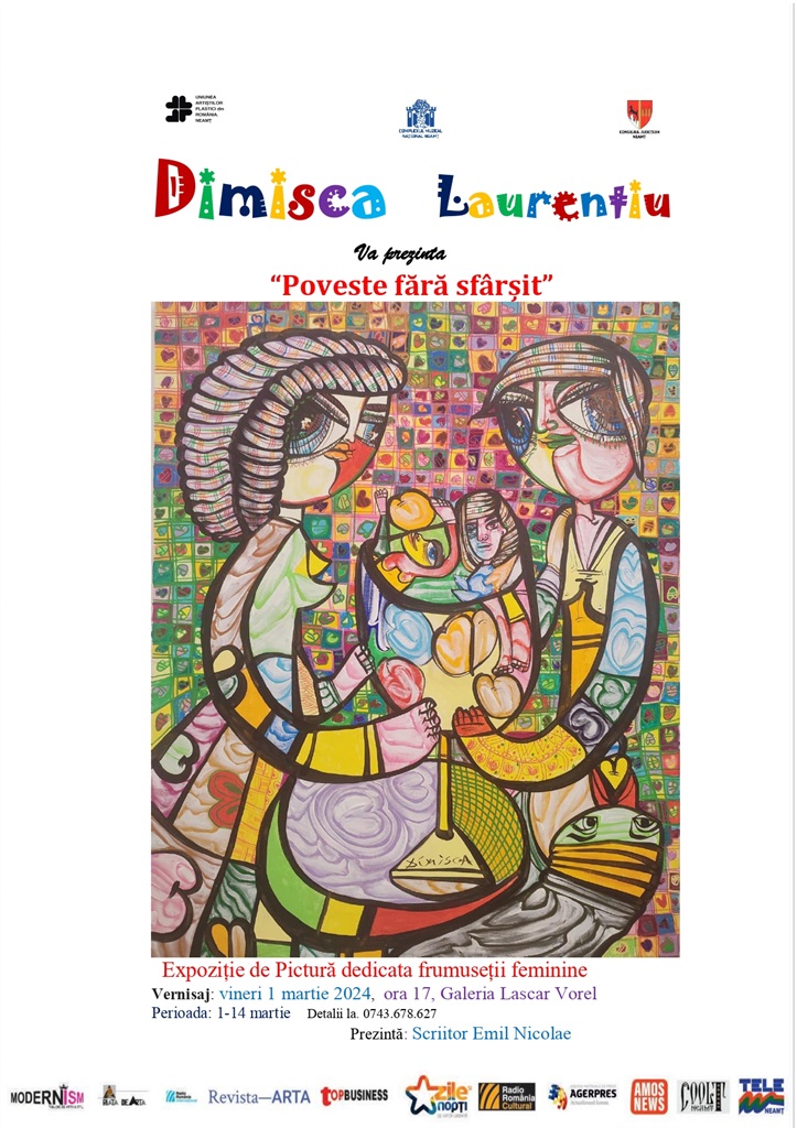 Expoziția „Poveste fără sfârșit” a artistului Laurențiu Dimișcă – fotografia 1