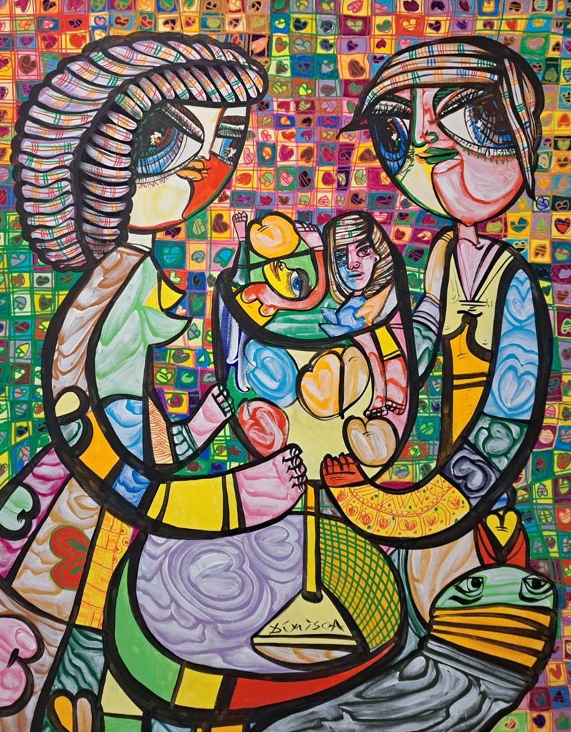 Expoziția „Poveste fără sfârșit” a artistului Laurențiu Dimișcă