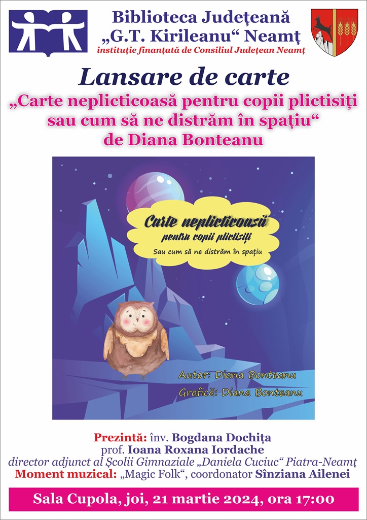 Lansare de „Carte neplicticoasă…“ la Biblioteca Județeană – fotografia 1
