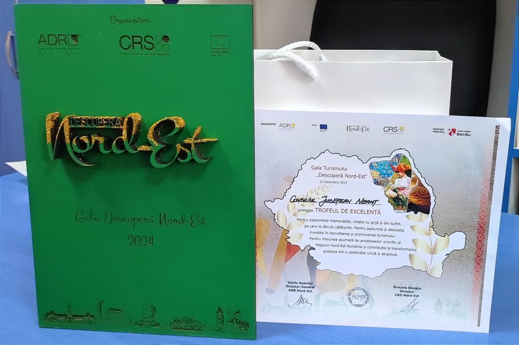 Neamț Awards at the Discover North-East Tourism Gala, 2024