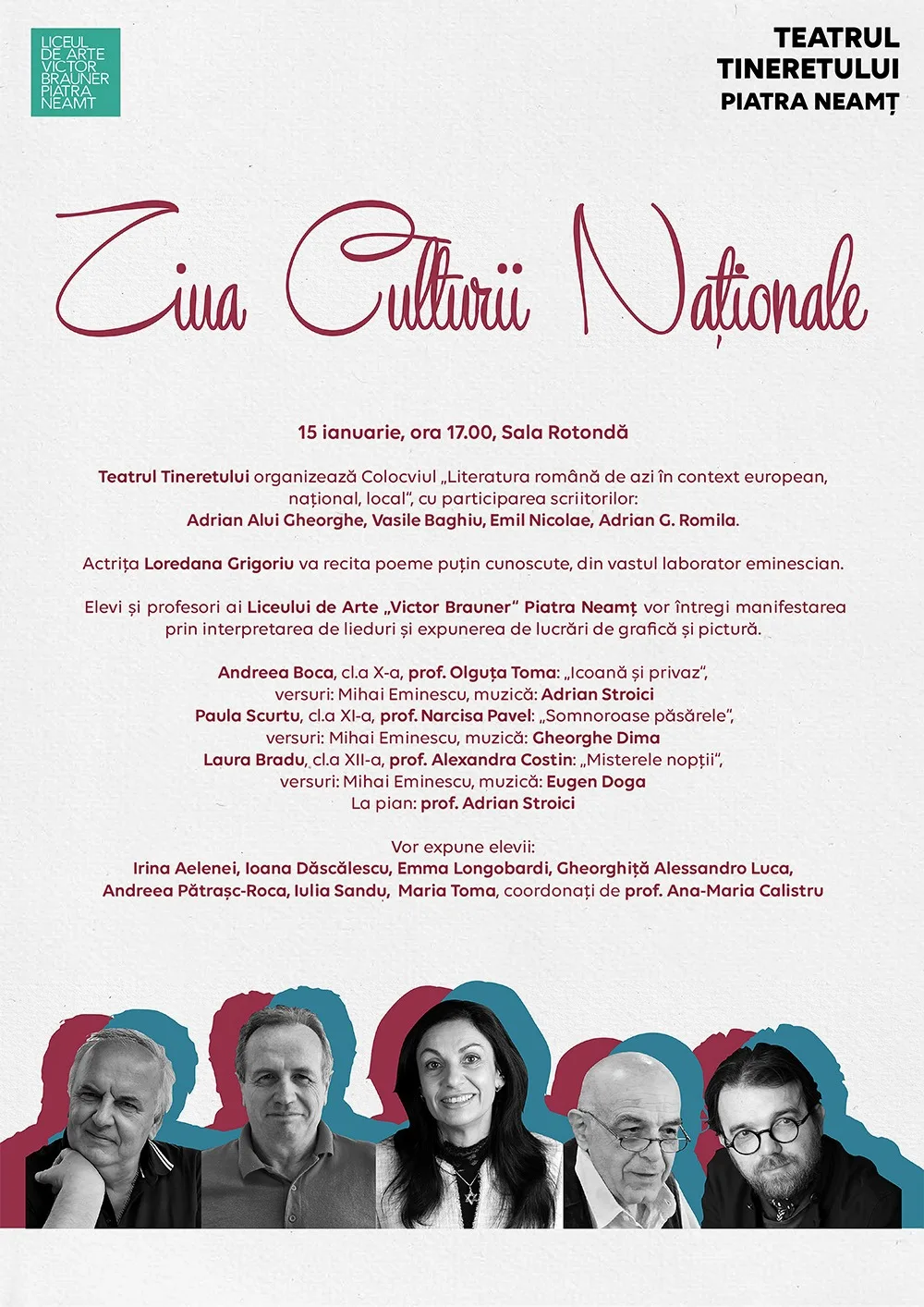 Colocviul „Literatura română de azi în context european, național, local“ la Teatrul Tineretului
