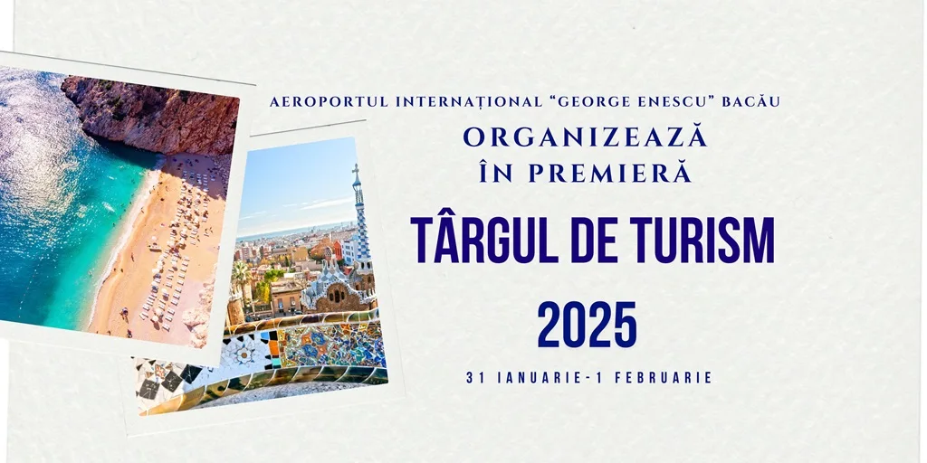 Frumusețile și comorile Neamțului pe Aeroportul Internațional „George Enescu” Bacău