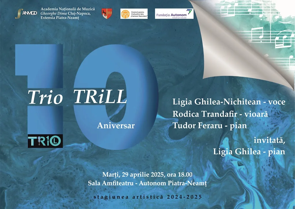 „Trio tril” și dialoguri artistice, în stagiunea muzicală
