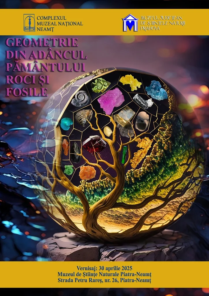 Expoziția “Geometrie din adâncul Pământului – roci și fosile”